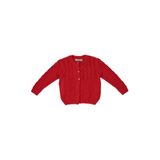 Kız Bebek Kırmızı Triko Hırka 6-12 Ay (68-74 cm)