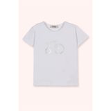 Kız Bebek Kısa Kollu Beyaz Tişört 12-18 Ay (80-86 cm)