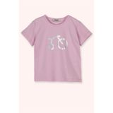 Kız Bebek Kısa Kollu Pembe Tişört 5 Yaş (110 cm)