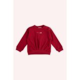 Kız Bebek Nakış Detaylı Kırmızı Sweatshirt 12-18 AY (80-86 cm)