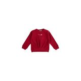 Kız Bebek Nakış Detaylı Kırmızı Sweatshirt 2 Yaş (92 cm)