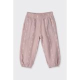 Kız Bebek Nakışlı Müslin Pembe Pantolon 0-6 Ay (56-62 cm)