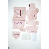Kız Bebek Organik Natural Pembe 10 Lu Hastane Çıkışı Set STL6224