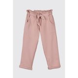 Kız Bebek Örme Pembe Pantolon 0-6 Ay (56-62 cm)