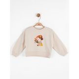 Kız Bebek Pamuklu Iki Iplik Bahar Sweatshirt - Krem - 18 - 24 Ay