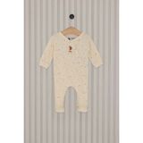 Kız Bebek Patikli Tulum Krem - 3 - 6 Ay