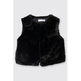 Kız Bebek Peluş Siyah Yelek 6-12 Ay (68-74 cm)