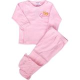 Kız Bebek Pembe Queen Taç Baskılı 2'li Pijama Takımı 0-3 Ay - 0 - 3 Ay