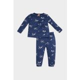 Kız Bebek Pijama Takımı Desenli Uzun Kollu Üst Uzun Alt