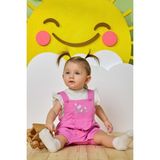 Kız Bebek Salopet Set - Çok Renkli - 3 - 6 Ay