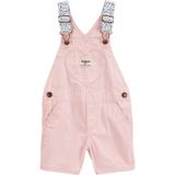 Kız Bebek Salopet Şort - Pembe - 12 Ay