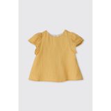 Kız Bebek Sarı Müslin Bluz 0-6 Ay (56-62 cm)