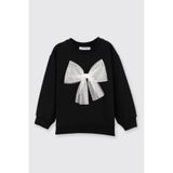Kız Bebek Siyah Sweatshirt 4 Yaş (104 cm)