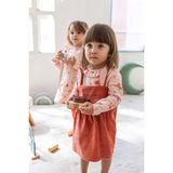 Kız Bebek Tavşan Nakışlı Elbise Set - 6 Ay - Pembe