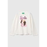 Kız Bebek Uzun Kol T-Shirt - Ekru