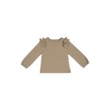 Kız Bebek Uzun Kollu Bej Tişört 6-12 Ay (68-74 cm)