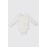 Kız Bebek Uzun Kollu Ekru Body 9-12 Ay (74 cm)