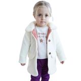 Kız Bebek Ve Çocuk Renkli Astarlı Peluş Kaban (Ekru, 11 yaş)