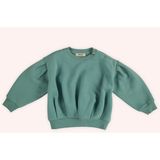 Kız Bebek Yeşil Sweatshirt - Mat Yeşil - 2 Yaş