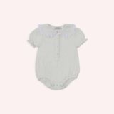 Kız Bebek Yumuşak Dokulu Bebe Yaka Ekru Body Gömlek 2 Yaş (92 cm)