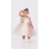 Kız Çocuk Abiye Elbise - Açık Pembe - 5 Yaş