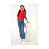 Kız Çocuk Açık Mavi Pantolon (Jean) 50317882-DN0003 - Standart - Çok Renkli