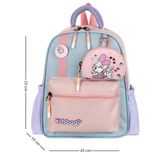 Kız Çocuk Anaokulu Sırt Çantası Melodi-Labubu Kreş Çantası 33*25 Cm Ortopedik Su İtici Kumaş