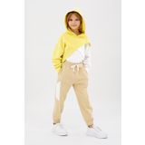 Kız Çocuk Asimetrik Sarı Sweatshirt 4 Yaş (104 cm)