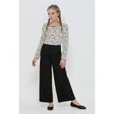 Kız Çocuk Baggy Fit Geniş Bol Paça Gabardin Pantolon