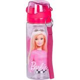 Kız Çocuk Barbie Matara Pembe Renk 500 ml 1 Adet Lisanslı Barbi Suluk Okul Matarası Öğrenci Suluğu - Plastik