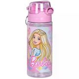 Kız Çocuk Barbie Matara Pembe Renk No:2 500 ml 1 Adet Lisanslı Barbi Suluk Okul Matarası Öğrenci Suluğu