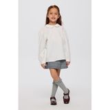 Kız Çocuk Bebe Yakalı Ekru Bluz 8 Yaş (128 cm)