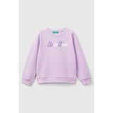 Kız Çocuk Bisiklet Yaka Sweatshirt - Lila - 12 - 18 Ay