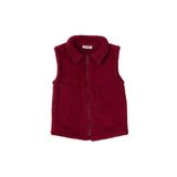 Kız Çocuk Bordo Peluş Yelek 3 Yaş (98 cm)