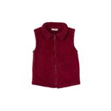 Kız Çocuk Bordo Peluş Yelek 5 Yaş (110 cm)