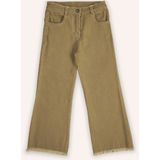Kız Çocuk Cepli Kot Camel Pantolon - 4 Yaş