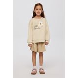 Kız Çocuk Çiçek Motifli Sweatshirt 7 Yaş (122 cm)