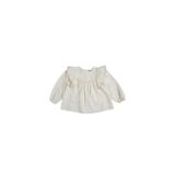 Kız Çocuk Dantel Detaylı Ekru Bluz 4 Yaş (104 cm)