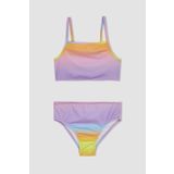 Kız Çocuk Desenli Bikini Takim