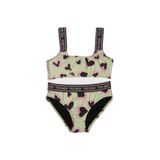 Kız Çocuk Desenli Bikini Takımı