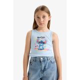 Kız Çocuk Disney Lilo & Stitch Bisiklet Yaka Atlet