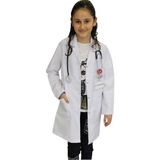 Kız Çocuk Doktor Önlüğü ( 2 -15 Yaş Aralığı Bedenler ) Öğretmen Laboratuvar Beyaz Önlük - 2 - 3 Yaş