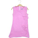 Kız Çocuk Elbise Müslin Kumaş - 5 - 6 Yaş - Pembe
