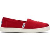 Kız Çocuk Espadril / Keten 10010534 Toms Aclass Canvas Red 30-36 - Kırmızı