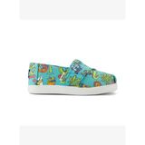 Kız Çocuk Espadril / Keten 10022103 Toms Alpargata Classic Glow in the Dark Miami Alligators Aqua