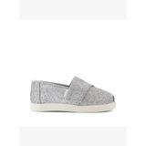 Kız Çocuk Espadril / Keten 10022111 Toms Alpargata Classic iridescent Glimmer Silver