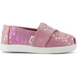 Kız Çocuk Espadril / Keten 10022124 10022109 Toms Alpargata Classic Iridescent Leopard - Pembe