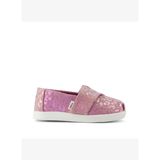 Kız Çocuk Espadril / Keten 10022124 Toms ALPARGATA Cosmic Pink Iridescent Leopard