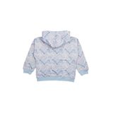 Kız Çocuk Fermuarlı Mavi Sweatshirt 6 Yaş (116 cm)