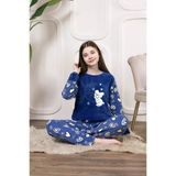 Kız Çoçuk Figürlü Polar Pijama Takımı